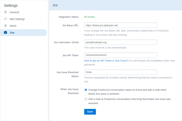 Jira Integration Module – FreeScout